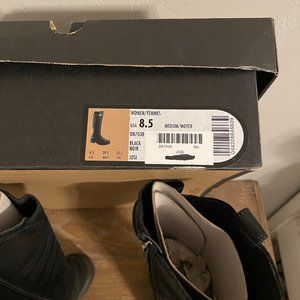 Harley Davidson Women's Riding Boots, black leather size 8.5